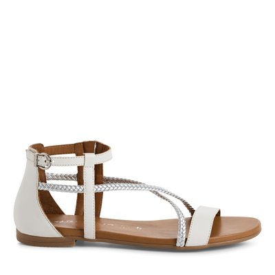 Sandales en cuir talon plat TAMARIS
