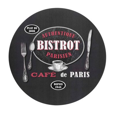Set de table rond Authentique bistrot DOUCEUR D'INTÉRIEUR