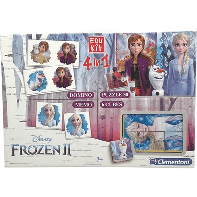 Edukit 4 en 1 La Reine des Neiges II - Bon état CLEMENTONI