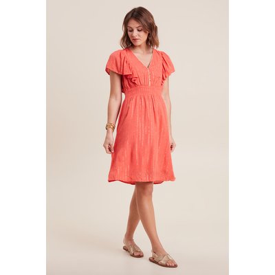 Robe droite fluide smockée BREAL