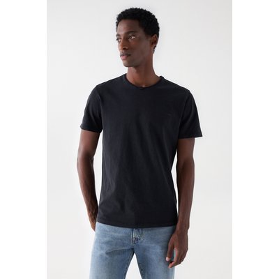 T-SHIRT AVEC TEINTURE ET LOGO SALSA JEANS