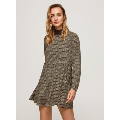 Bedrukte, korte jurk PEPE JEANS