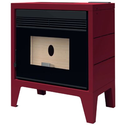 FM Poêle à granulés BP-170K 11,5kW Rouge FM BIOMASA