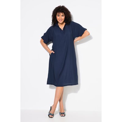 Robe polo texture irrégulière, poches ULLA POPKEN