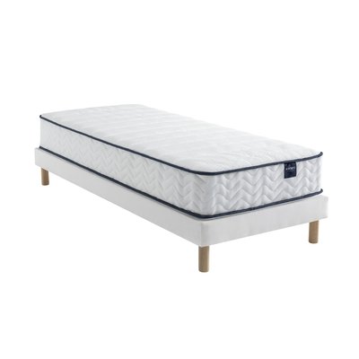 Ensemble matelas ressorts, sommier Lune et pieds Rêve 300 SOMEO
