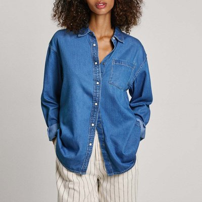 Chemise En Denim Coupe Boyfriend PEPE JEANS