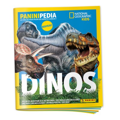 Dinos national geographic kids paninipedia album PANINI