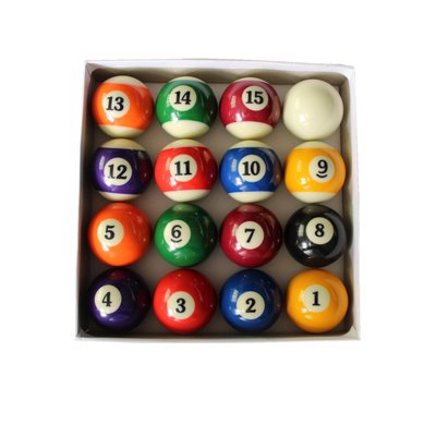 Accessoire De Billard 16 Boules de Billard Américain JT2D