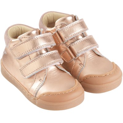 CHAUSSURES MARCHE SCRATCHY ROSE MÉTALLISÉ -27 TICHOUPS