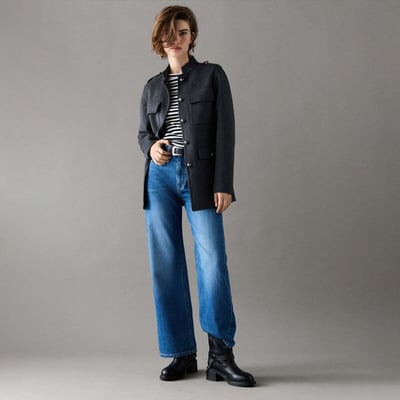 Veste Militaire En Laine PEPE JEANS