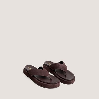 Tongs en cuir Wiwi en cuir JONAK