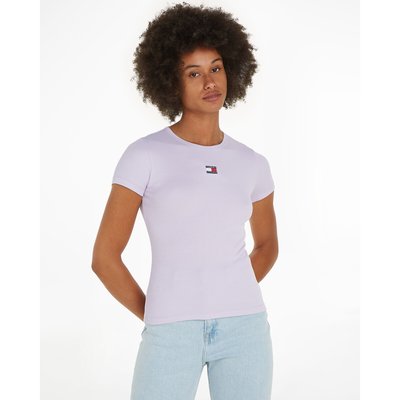 Logo Print T-Shirt with Short Sleeves TOMMY JEANS