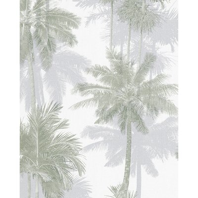 Papel de parede Giulia, Verde/Branco, da Interelife INTERELIFE