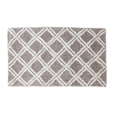 Tapis de salle de bain en coton 40x70 Losanges ATMOSPHERA