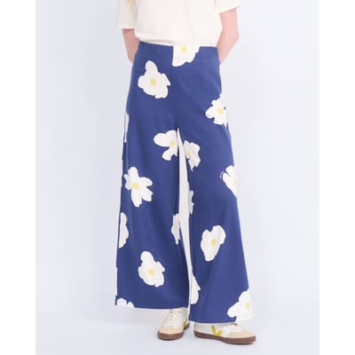 Pantalon en coton bio grandes fleurs EMOI EMOI