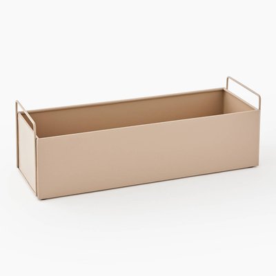 Jardinière mat rectangulaire, 44x15x13cm,  en métal MONOPRIX