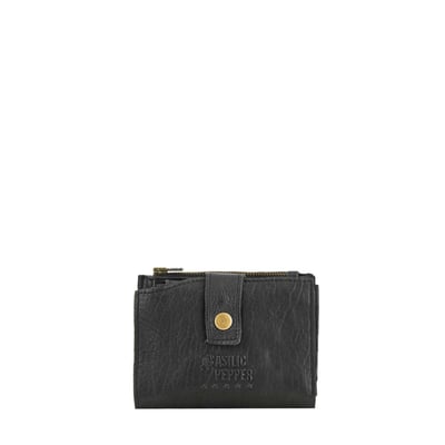 Porte-monnaie porte-cartes Cow cuir BASILIC PEPPER