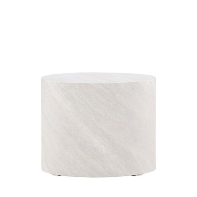 Table d'appoint ronde effet marbre ø50cm - York VENTURE HOME
