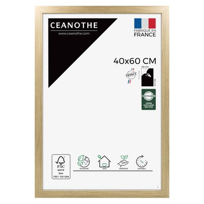 Cadre Photo Design 40x60 Cm Blanc Bois Reconstitué Fsc ETERNEL CEANOTHE