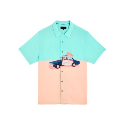 CHEMISE HAWAÏENNE POLICE PULLIN