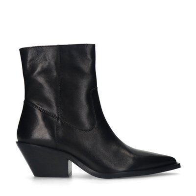 Bottines à talon en cuir SACHA