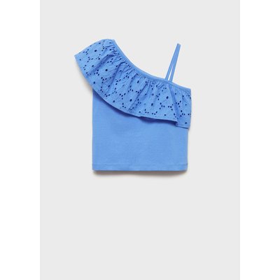 T-shirt asymétrique volanté MANGO KIDS