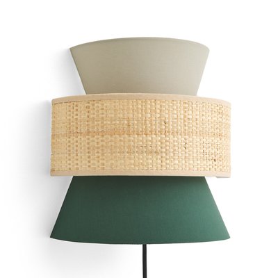 Wandleuchte Dolkie, Raffia und Baumwolle LA REDOUTE INTERIEURS