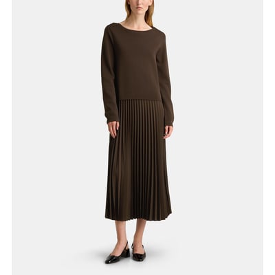 Robe longue emma jupe plissée GALERIES LAFAYETTE