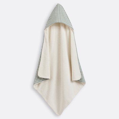 Croizic Gingham Cotton Muslin & Towelling Bath Cape LA REDOUTE INTERIEURS