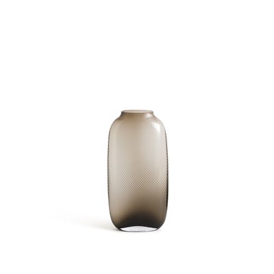 Anadia 30.5cm High Textured Smoked Glass Vase LA REDOUTE INTERIEURS