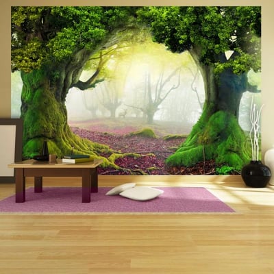 Papier peint intissé panoramique Fantaisie Enchanted forest EDEN
