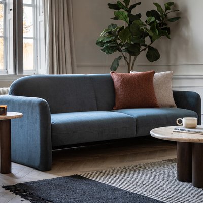 Ashbury Soft Brushed Mid-Century Floating 3 Seater Sofa SO'HOME