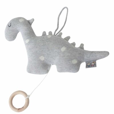 Veilleuse musicale en coton bio Dino TRICOT SEVIRA KIDS