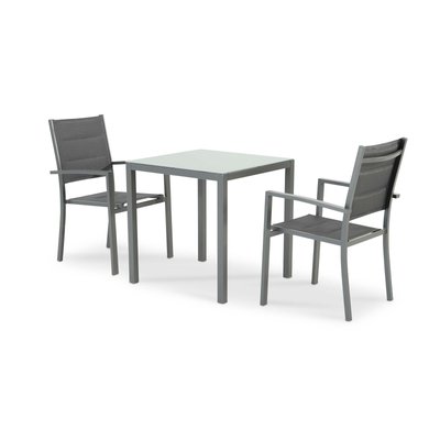 Salon de jardin, 2 chaises, TOKYO DEFORA HOME