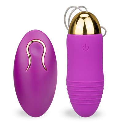 Oeuf vibrant sans fil strié à télécommande USB 12 modes - Vibromasseur à distance pour couple LOVE AND VIBES