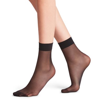 Socquettes Seidenglatt 15 Fibre artificielle Transparent FALKE
