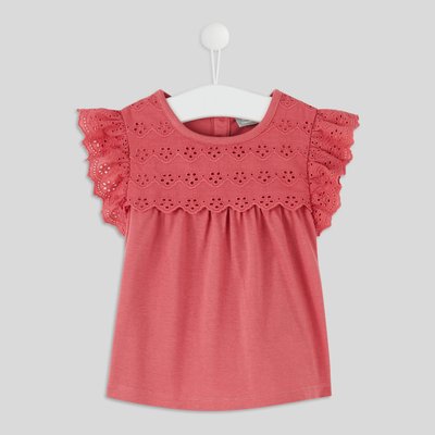 Blouse broderies anglaises en coton BIO BOUT'CHOU