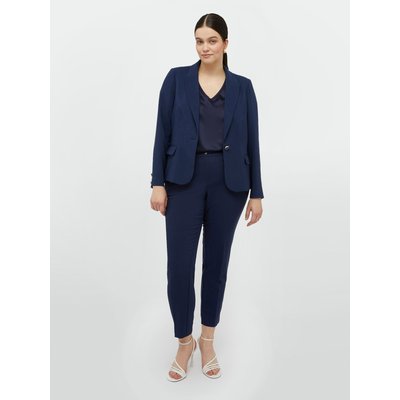 Pantalon droit avec pli marqué en tissu fluide FIORELLA RUBINO