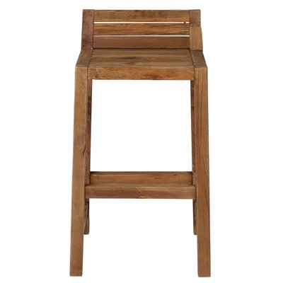 Chaise de bar en pin recyclé Nebraska ZAGO