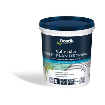 Colle Pâte Carrelage Mur Et Plan De Travail 1,5 Kg BOSTIK