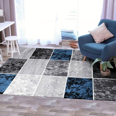 Tapis extérieur intérieur à motifs cubes  METRO THE DECO FACTORY