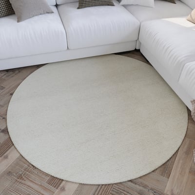 Tapis rond tufté main à relief ,  Hamptons THIRTYTWO WECON HOME