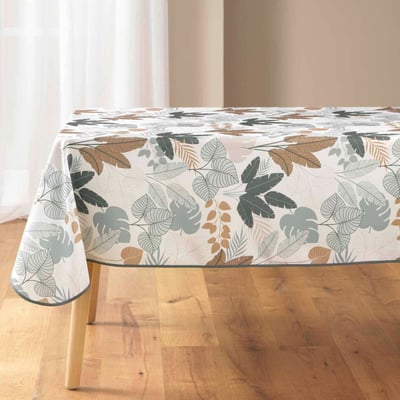 Nappe rectangulaire 150x240 antitache imprimé FIDJI DECORATIE