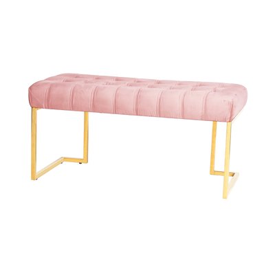 Banc en velours, structure acier, Rarity ARTE ESPINA