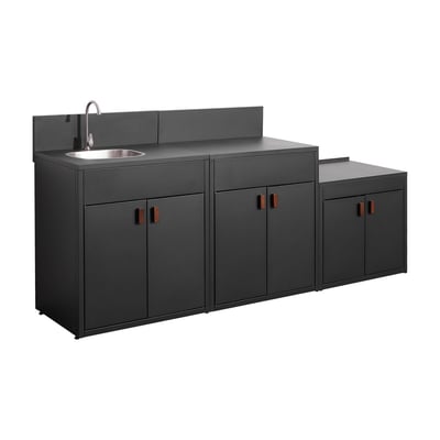 Cuisine extérieure 3 modules acier inoxydable THIRA 3 MODULES SWEEEK