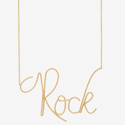 Collier doré rock - BLING XXL CAROLINE NAJMAN