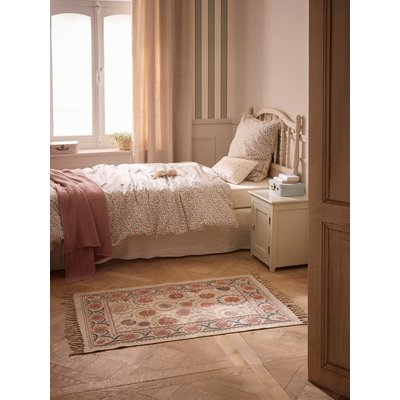 Tapis en coton brodé Flore - S CYRILLUS