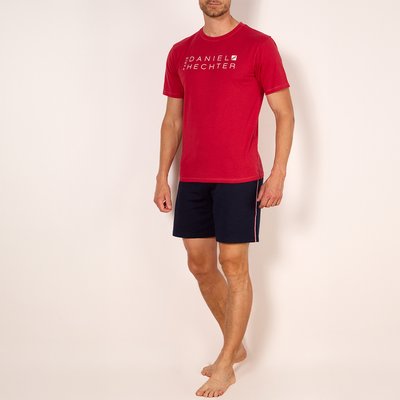 Pyjashort homme ICONIC rouge/marine HECHTER STUDIO
