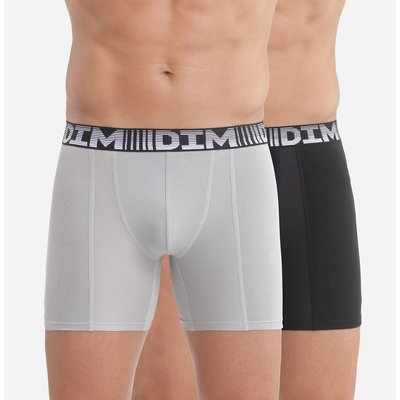 Lot de 2 boxers longs 3D Flex Air DIM