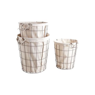 Corbeilles en métal vieilli (Lot de 3) AUBRY GASPARD